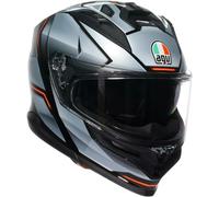 AGV K7 Jaeger Casque, Noir/Argent, Taille XL (61/62)