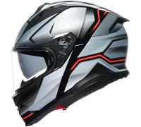AGV K7 JAEGER Integralhelm schwarz-silber M