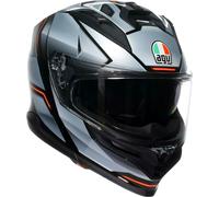 AGV K7 Jaeger S26, casque intégral XS Noir/Argent/Gris Clair/Rouge Noir/Argent/Gris Clair/Rouge