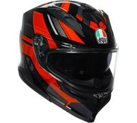 AGV K7 Taurax Casque, noir/rouge, Taille XS (53/54)