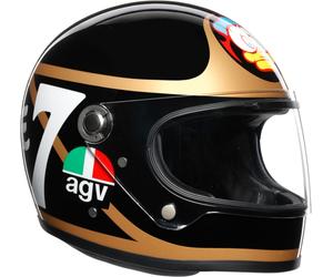 AGV Legends X3000 Barry Sheene Casque, noir-blanc-or, taille S pour homme