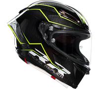 AGV Pista GP RR Performante Carbon Casque, charbon-jaune, taille L pour homme