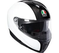AGV Sportmodular Carbon Casque blanc, blanc-charbon, taille 2XS pour homme