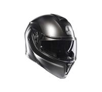 AGV Streetmodular ECE 22-06 Mono, Casque De Moto Modulable Homologué ECE 22-06 P/J avec Pare-Soleil, Gris Asphalte Mat, XS