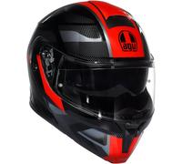 AGV Streetmodular Ledro Casque, noir-rouge, taille XL pour homme