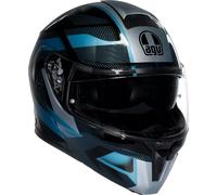 AGV Streetmodular Ledro, casque rabattable L Mat Noir/Gris/Bleu Mat Noir/Gris/Bleu