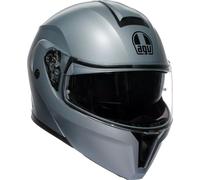 AGV Streetmodular Mono Matt Silver Casque, argent, taille S pour homme