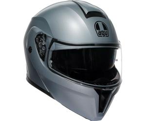 AGV Streetmodular Mono, casque rabattable S Argent Mat Argent Mat