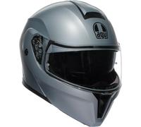 AGV Streetmodular Mono Matt Silver Casque, argent, taille S pour homme