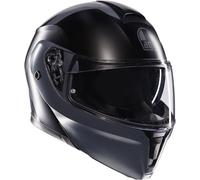 AGV Streetmodular Resia Casque, noir mat/gris, Taille L (59/60)