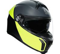 AGV Tourmodular Balance Casque, noir/gris/jaune, Taille XXL (63/64)