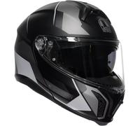 AGV Tourmodular Perception, casque rabattable XS Mat Noir/Gris/Argent Mat Noir/Gris/Argent