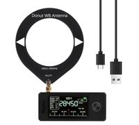 Agwuoetr 0,5-108 MHz Radio Portable LSB USB AM FM FM/AM POCKING Mini Radio avec 1,9 Pouce Le Récepteur de Bande HF SW MW VHF Black
