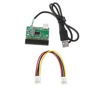 Agwuoetr 1.44Mb 3.5 Pouces Floppy Drive Connector 34 Pin to USB Cable Adapter PCB Board, USB Disk to Floppy Disk A