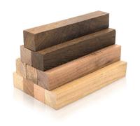Agwuoetr 10 Embouteillages en Bois Exotique pour le Tournant à la Stylo, Blocs de Sculpture Inachevés, pour les Fournitures de Fabrication de Stylo Bricolage Artisanat