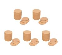 Agwuoetr 100 Paquets de sous-Verres en LièGe pour, sous-Verres de Bar Absorbants RéSistants à la Chaleur Soucoupes RéUtilisables pour Verres à Vin Tasses Tasses