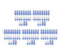Agwuoetr 100 Pièces NAC3FCA NAC3FCB Prise Haut-Parleur 3 Broches Connecteur Powercon Mâle 20A 250V AC Connecteur de Prise D'Alimentation Bleu et Gris Blanc