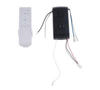 Agwuoetr 10set Ventilateur de Plafond Universel Télécommande 40W Fonction de Synchronisation à 6 Vitesses Remplacement des Ventilateurs et Lumières de Plafond DC