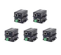 Agwuoetr 10x Convertisseur Ethernet sur Paire Torsadée - Extendeur Ethernet sur Ligne Téléphonique Torsadée, Amplificateur de Réseau LAN RJ45