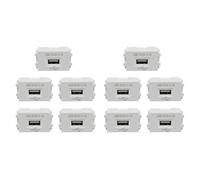Agwuoetr 10X Panneau de Chargement pour Téléphone Portable Module d'alimentation USB Prise 220 V Transformateur 5 V 2,1 Une Adaptateur de Commutation de Prise de Courant de Charge USB