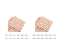 Agwuoetr 12 Pièces 2,75 X 2,36 Pouces Mèches de Bougie en Bois pour la Fabrication de Bougies à Bricoler Soi-Même, Mèches en Bois Artisanales pour la Fabrication de Bougies Mèche en Bois