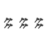 Agwuoetr 12 PièCes Programmation MX Capteur TPMS Capteur de Moniteur de Pression des Pneus 315MHZ 433MHZ Universel 2 en 1 Outil de RéParation pour- Noir
