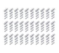 Agwuoetr 120 Pièces M 4 M5 M6 M8 Écrous à Pétales, Écrou à Vis D'Expansion, pour Mur Creux Fer Plastique PolywoodPressboard Panneau Dur Argent