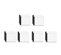 Agwuoetr 12Pack Sublimation Wallet Cuir Blanc Transfert de Chaleur Sublimation Portefeuilles Banque pour Cadeau Bureau Voyage