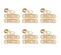 Agwuoetr 150 Pièces Anneaux en Bois Naturel 70mm Anneau en Bois Macramé Inachevé Cercles en Bois pour Bricolage Artisanat Anneau Pendentif Fabrication de
