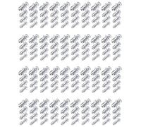 Agwuoetr 160 Pièces M 4 M5 M6 M8 Écrous à Pétales, Écrou à Vis D'Expansion, pour Mur Creux Fer Plastique PolywoodPressboard Panneau Dur Argent