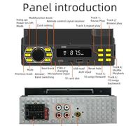 Agwuoetr 1din Voiture MP3 Porte-Téléphone Car Voiture MP3 Lecteur de Positionnement de la Voiture de la Voiture de Voiture Support de Protection