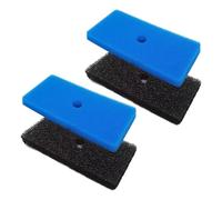 Agwuoetr 2 Ensembles de Remplacement de Plaquettes de Remplacement des Coussinets Filtrants Grossiers et des Coussinets Filtrants Fins Placés pour la D'Aquarium à Eau Extérieure 871980305528