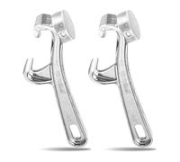 Agwuoetr 2 Pièces Ouvre-Seau en Alliage D'Aluminium, Ouvre-Seau de 5 Gallons Manuel, Ouvre-Boîte en Métal Clé de Couvercle de Seau Outil de Retrait de Couvercle