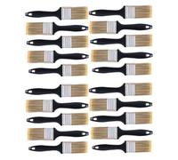 Agwuoetr 20 Pièces de Pinceaux de 2 Pouces, Pinceaux Plats, Outils de Peinture Professionnels avec Manche en Plastique Traité pour Peinture de Bricolage