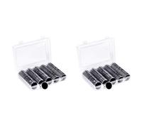 Agwuoetr 200 PièCes de Capsules pour PièCes de Monnaie de 30 mm et 5 Tailles (17/20/25/27/30 Mm) avec Joint de Protection et BoîTe de Rangement pour PièCes de Monnaie