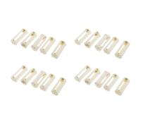 Agwuoetr 20Pcs Rond 3X 1.5V AAA Support de Batterie Boitier Boite Contenance Blanc