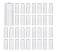 Agwuoetr 210 Pièces Film Emballage Rétractable par Sublimation 5X10 Pouces Film Rétractable Transfert Chaleur D'Emballage Rétractable Bandes D'Emballage Rétractable Blanches pour Tasse