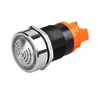 Agwuoetr 22 mm Red Flashing High Decibel Buzzer Signal Lampe Flashmetal Buzze Flash LED INDICATEUR D'ALAL SIGNAGE AC220V