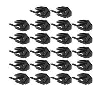 Agwuoetr 22 Pièces Crochets Adhésifs pour Chapeau Mural pour Casquettes de Baseball, Organisateur de Chapeau Minimaliste, Support D'Affichage pour Porte Murale Noir