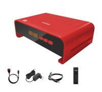 Agwuoetr 265 DVB-S2 HD Digital TV Digital TV Decoder Decoder Cas 1080p Mini Décodage EPG Set Top Box EU Plug