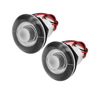 Agwuoetr 2pcs 12V Lumières de Passage LED Bleues, Lampe Submersible, Lampe de Courtoisie Marine Étanche pour Véhicule Récréatif (RV), Navire Maritime