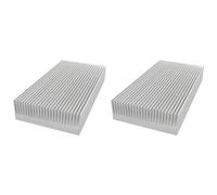 Agwuoetr 2pièces 160X80X26.9Mm Bricolage en Aluminium Radiateur Électronique Circuit Intégré Radiateur Radiateur Puce VGA RAM LED IC Refroidisseur de Refroidissement
