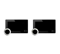 Agwuoetr 2pièces 4.3 Pouce HD Judas de Porte 145 Degrés Grand Angle Numérique Sonnette Intelligente TFT Couleur Porte Oeil Sécurité à Domicile Caméra Moniteur