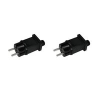 Agwuoetr 2X 4.5V 4.5W Plug LED Alimentation LED Transformateur Adaptateur de Prise IP44 Adaptateur de Lampe de Noël Étanche Prise UE