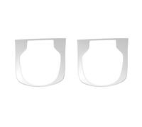 Agwuoetr 2X Abs Chrome Voiture Console Centrale Levier de Changement de Vitesse Boîte Panneau Couvercle Garniture Automobile Intérieur pour City 2014-2019