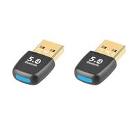 Agwuoetr 2X Adaptateur Bluetooth 5.4 USB Bluetooth Adaptador pour PC Dongle Souris sans Clavier Musique Récepteur Audio Émetteur USB