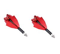 Agwuoetr 2X Ancre de Treuil de Voiture Télécommandée Robuste Universelle en Métal, Ancre de Treuil Pliable, pour Chenille de Voiture Télécommandée 1/10, TRX4 SCX10 D90 CC01