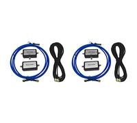 Agwuoetr 2X Antenne Magnétique Antenne à Boucle Magnétique Passive Portable pour Hf et VHF