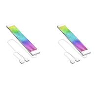Agwuoetr 2X Câble D'Extension d'alimentation RVB Câble D'Extension d'alimentation ARGB 5 V 3 Broches Barre de Bande Lumineuse LED RVB pour Boîtier PC