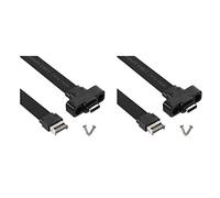 Agwuoetr 2X Câble D'Extension USB 3.1 du Panneau de Type E vers Type C, Câble Adaptateur Interne Gen 2 (10 Gbit/S), avec 4 Vis (50 cm)
